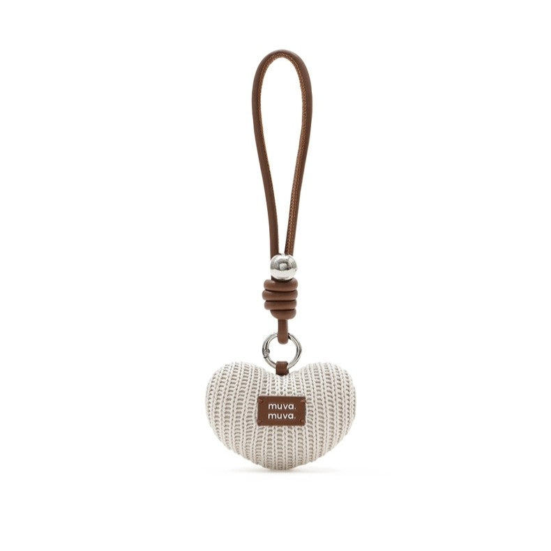 Knit Heart Charm