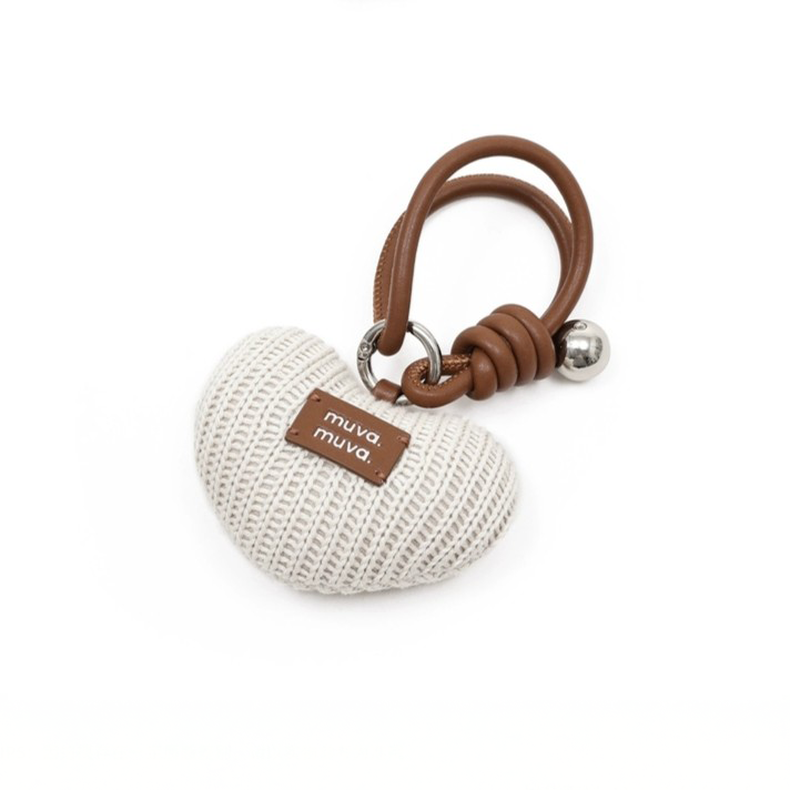 Knit Heart Charm
